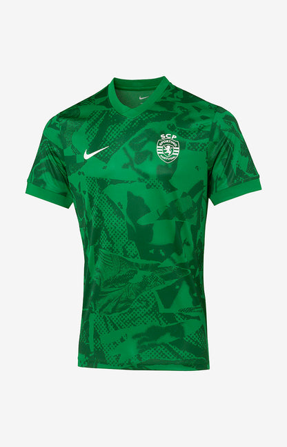 Sporting - T-shirt aquecimento verde 25/26