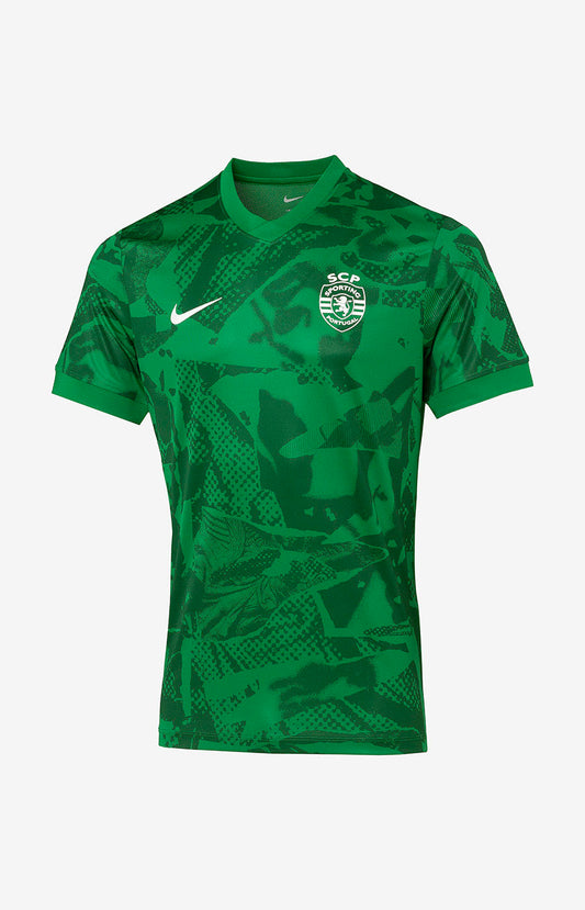 Sporting - T-shirt aquecimento verde 25/26