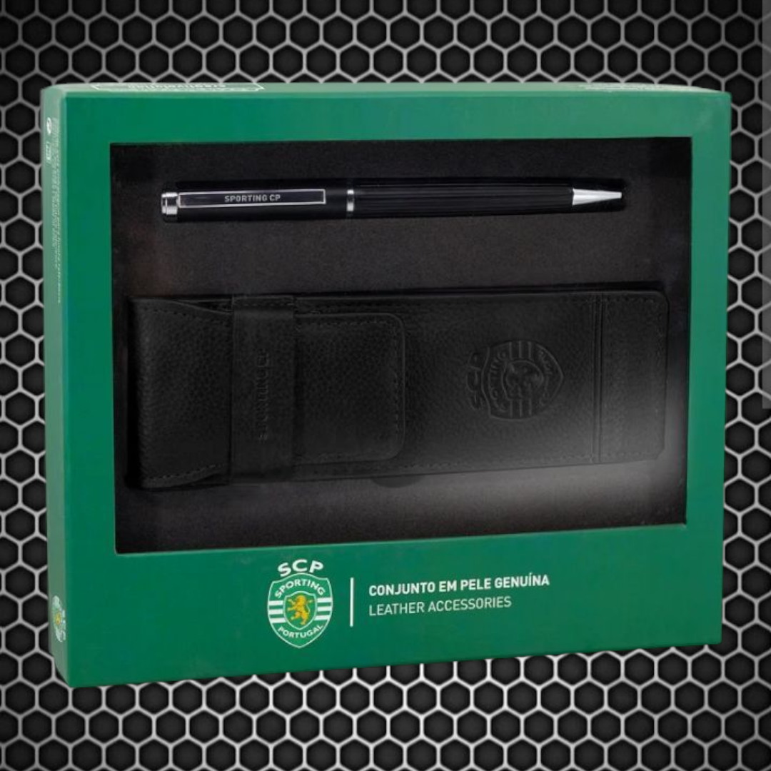 Sporting - Porta canetas + caneta