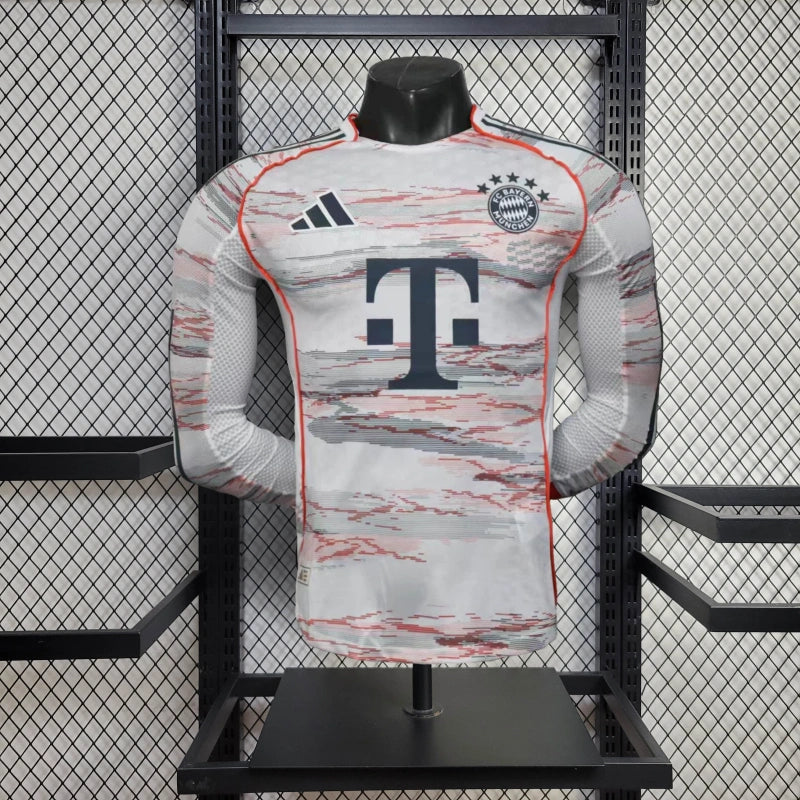 Bayern Munique - Camisola manga longa 25/26 - VERSÃO JOGADOR (LER DESCRIÇÃO)