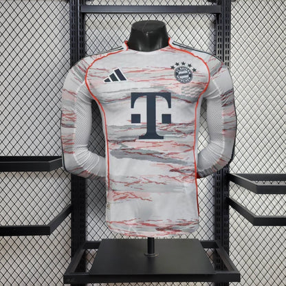 Bayern Munique - Camisola manga longa 25/26 - VERSÃO JOGADOR (LER DESCRIÇÃO)