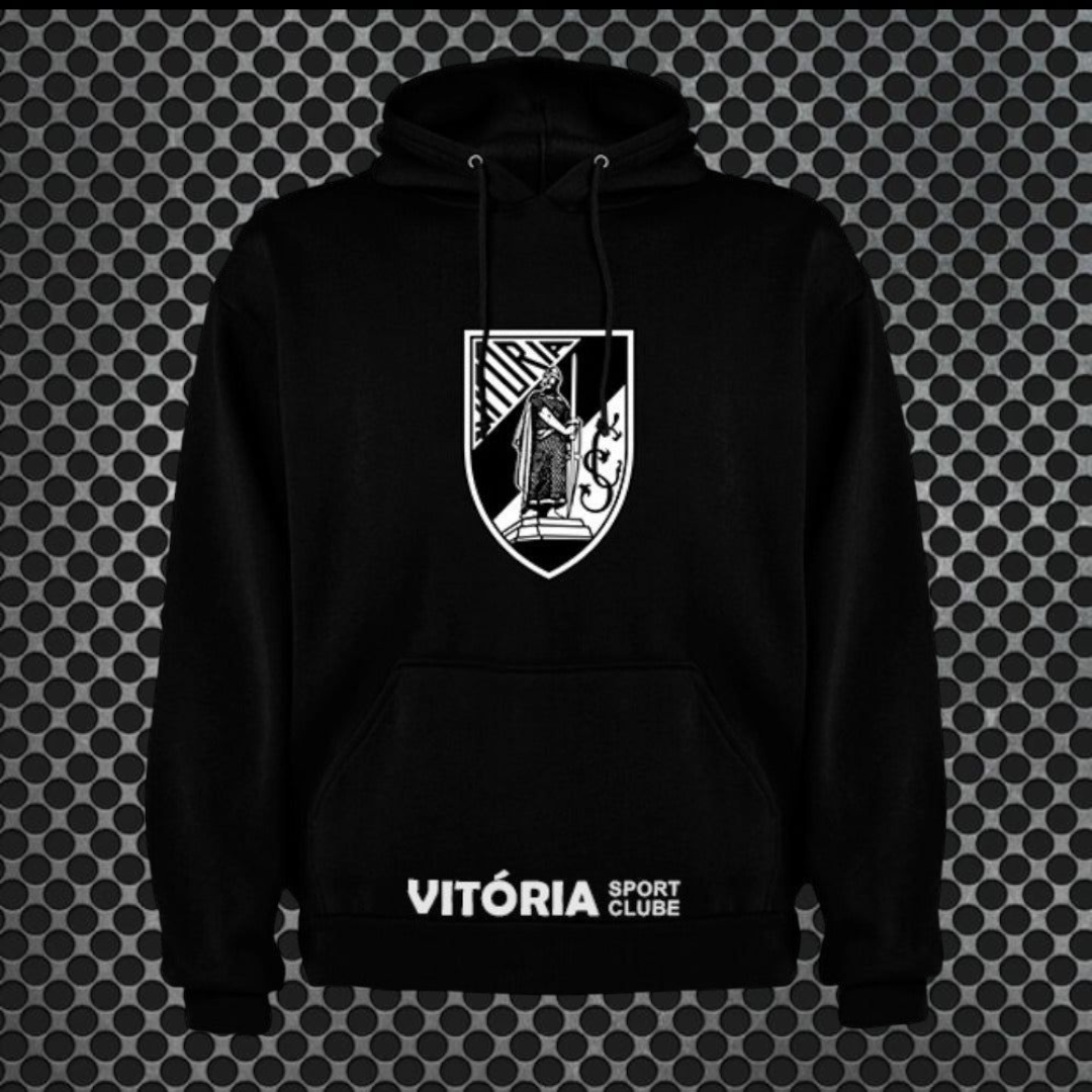Vitória - Sweat-shirt com capuz - Preta