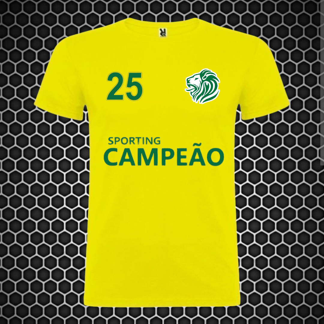 Sporting - T-shirt Amarela