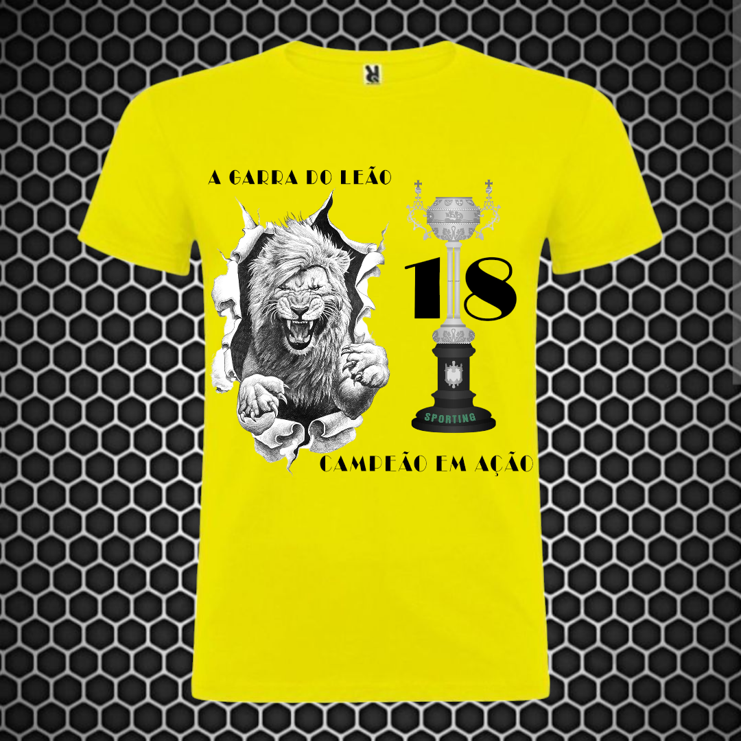 Sporting - T-shirt Amarela