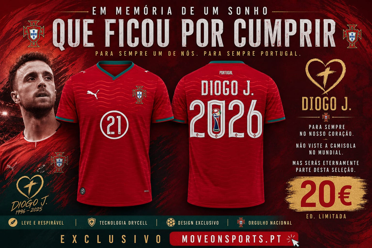 Portugal - Camisola 26/27 Exclusivo MOS