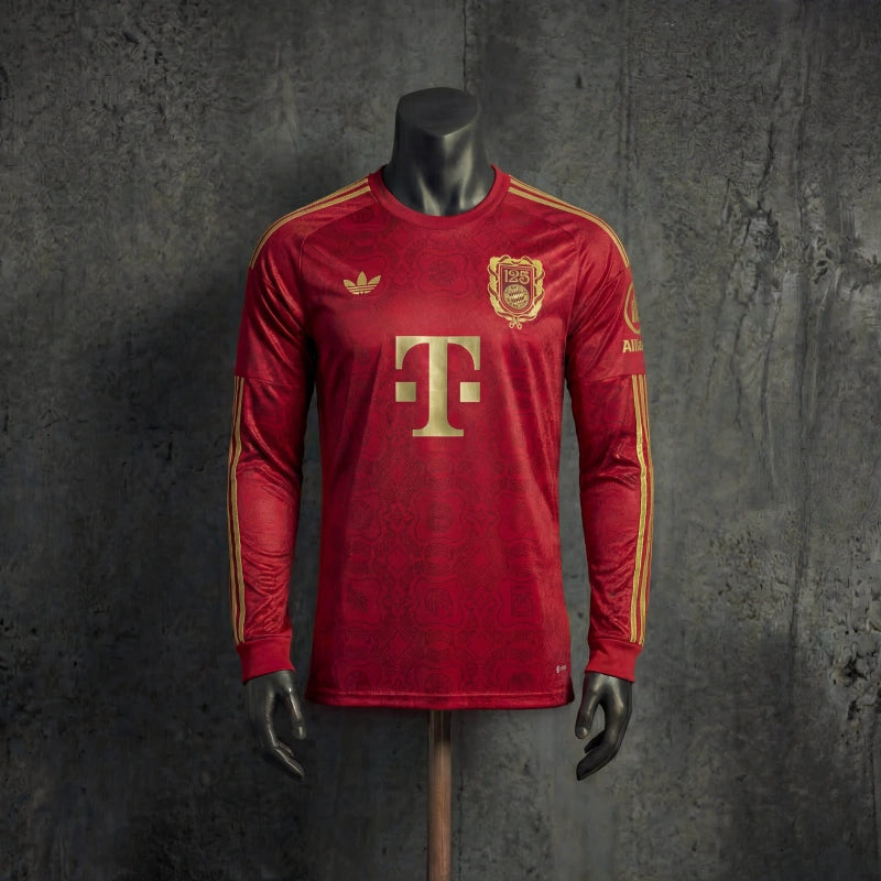 Bayern Munique - Camisola manga longa 25/26 - VERSÃO JOGADOR (LER DESCRIÇÃO)