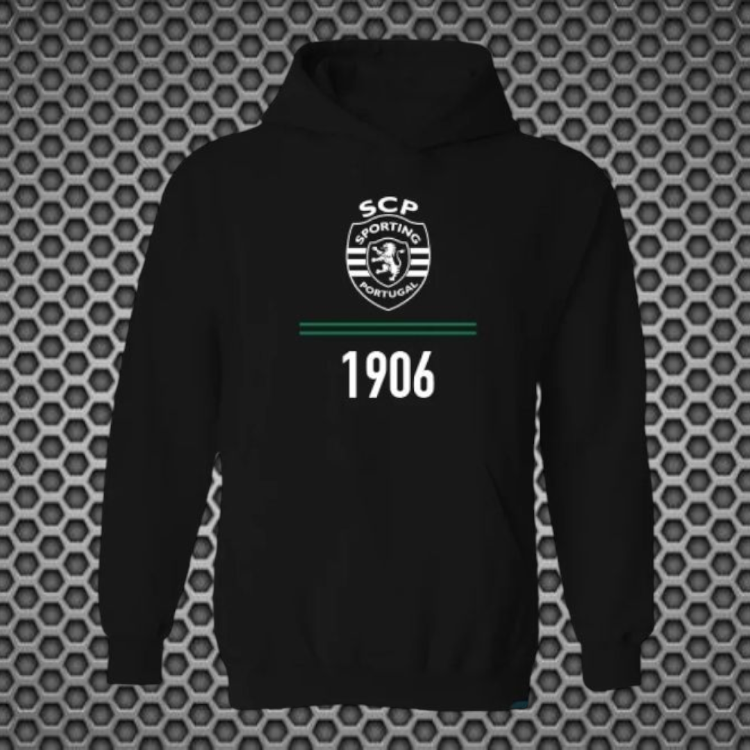 Sporting - Sweat-shirt com capuz - Preta