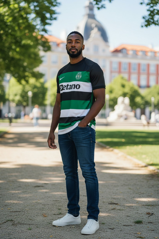 Sporting - Camisola principal 24/25 - Caixa e Saco Sporting incluídos