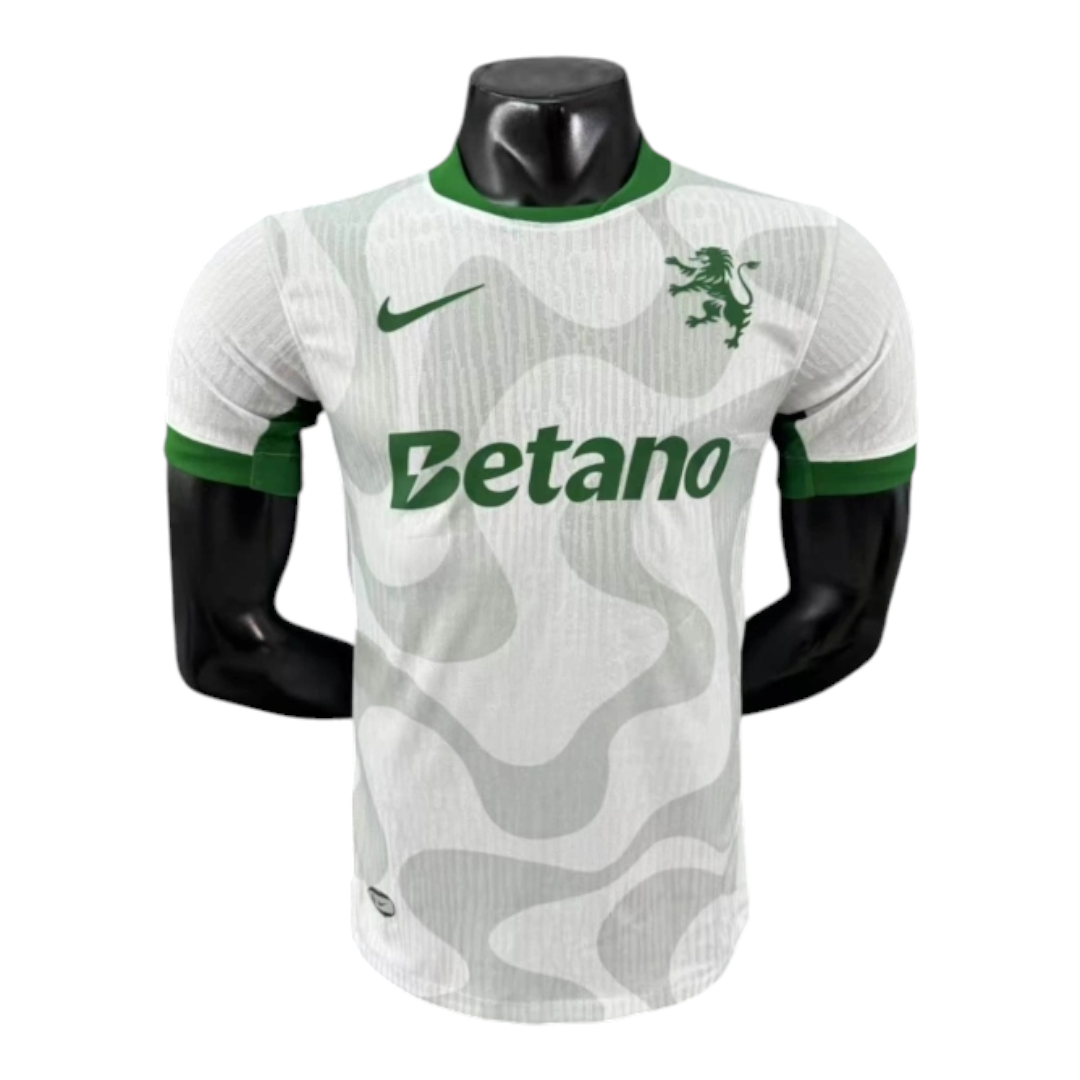 Sporting - Camisola alternativa branca 25/26 - VERSÃO JOGADOR (LER DESCRIÇÃO)