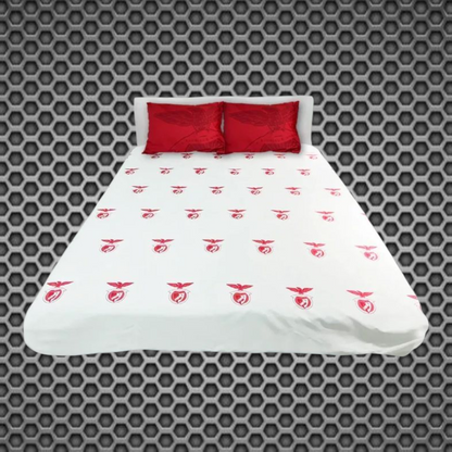 Benfica - Conjunto lençol 280*240cm + 2 fronhas casal 70*50cm