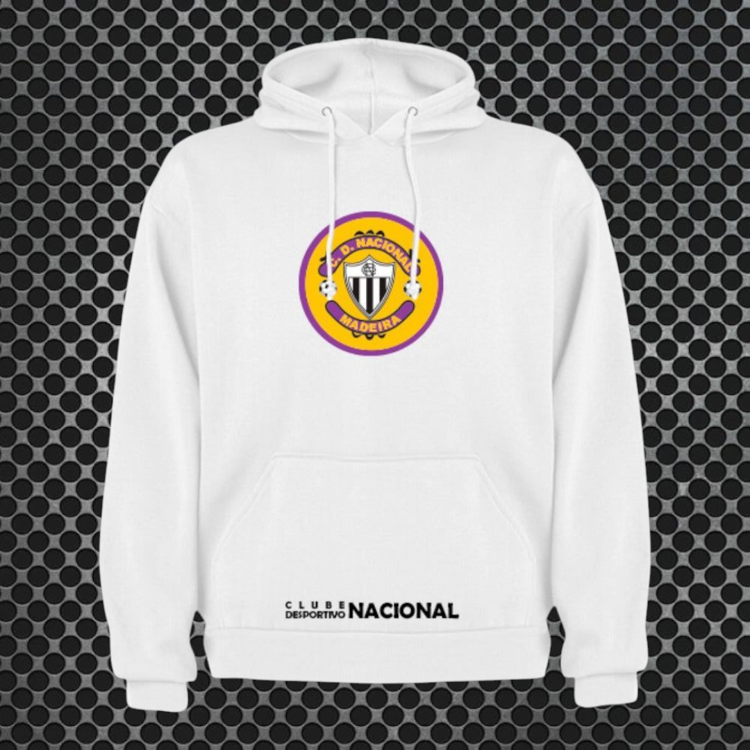 Nacional - Sweat-shirt com capuz - Branca