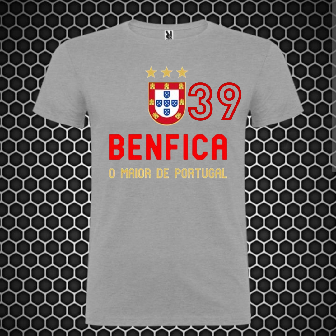 Benfica - T-shirt Cinza