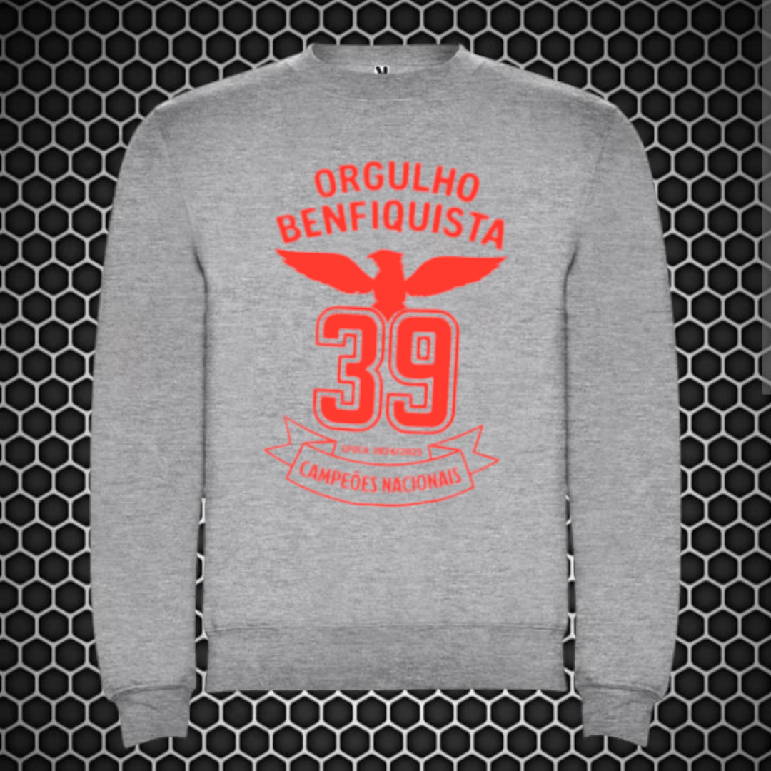 Benfica - Sweat-shirt - Cinza