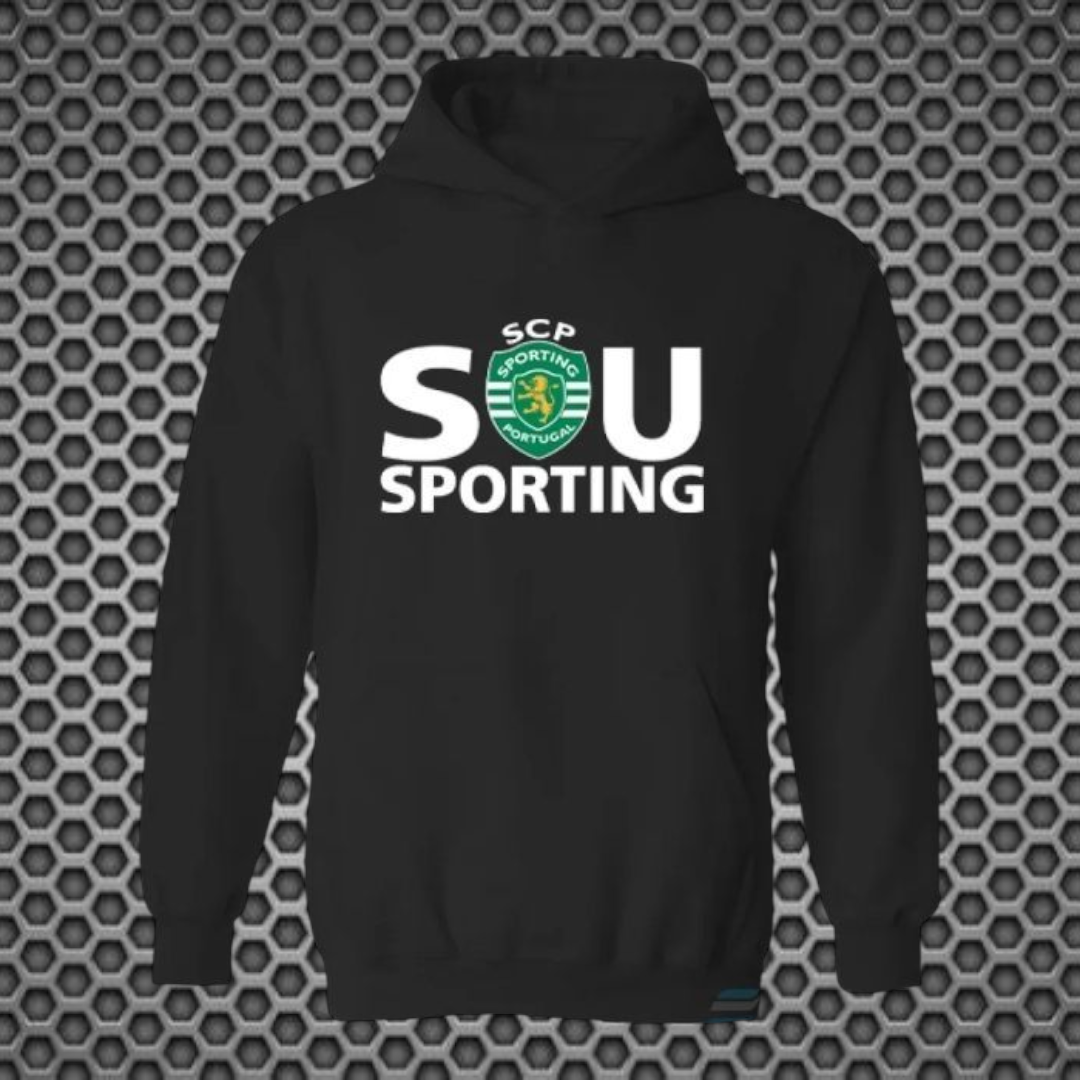 Sporting - Sweat-shirt com capuz - Preta