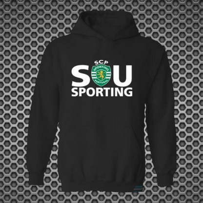 Sporting - Sweat-shirt com capuz - Preta