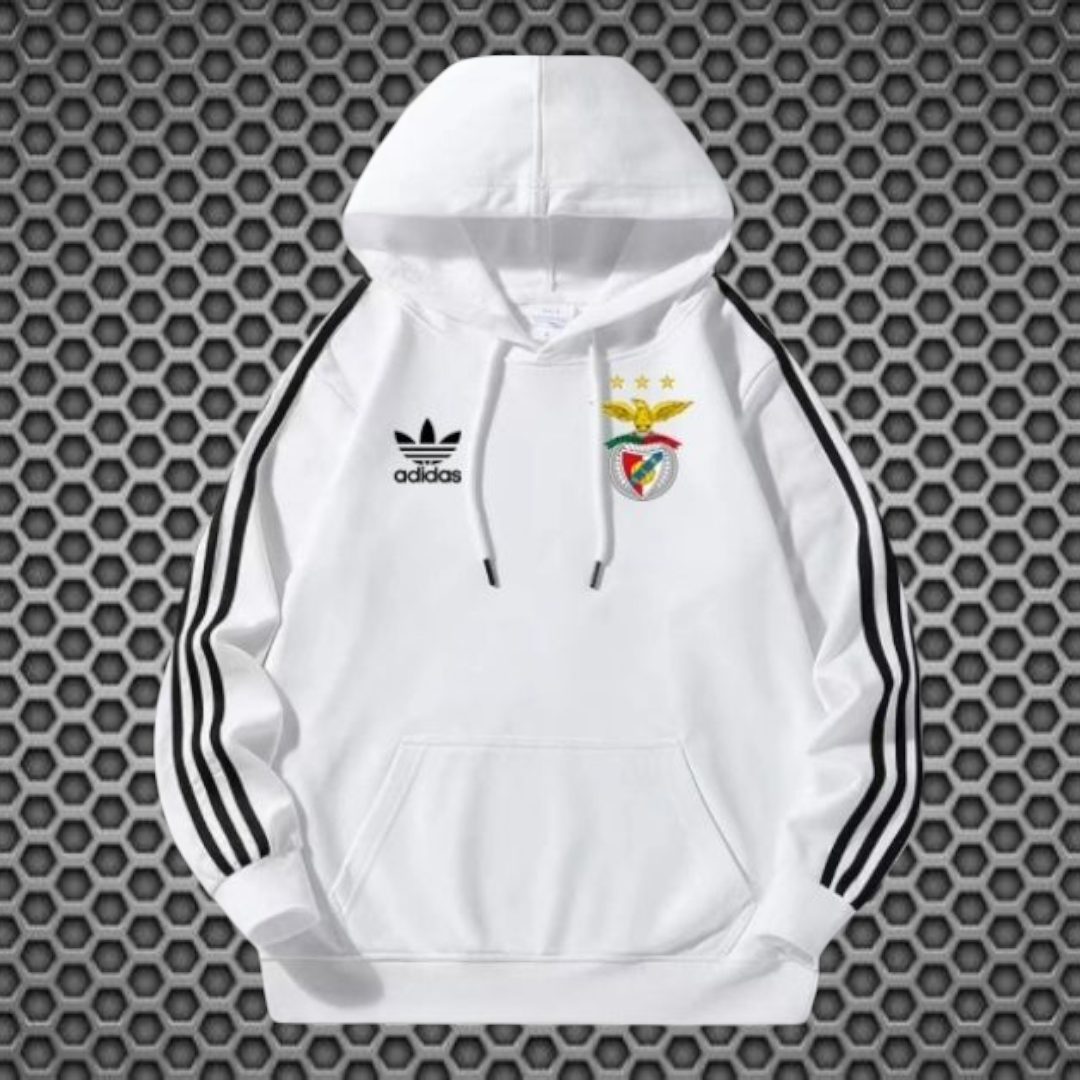 Benfica - Sweat-shirt com capuz - Branca