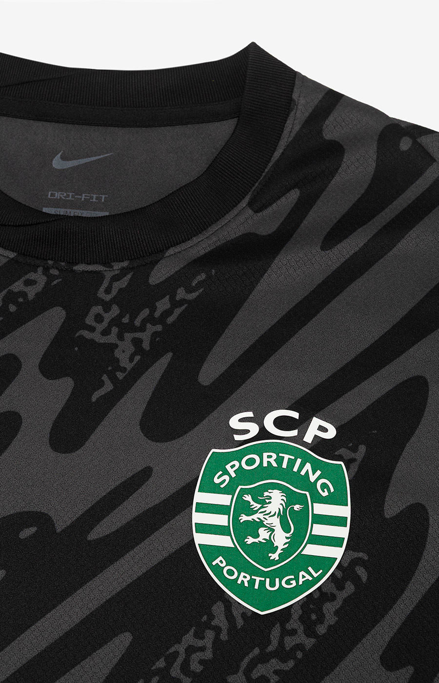 Sporting - Camisola guarda-redes preta 25/26 - Caixa e Saco Sporting incluídos