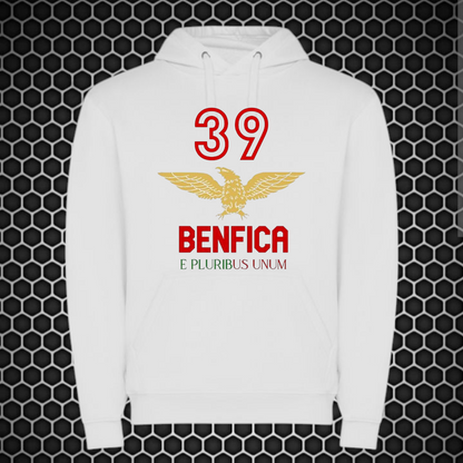 Benfica - Sweat-shirt com capuz - Branca