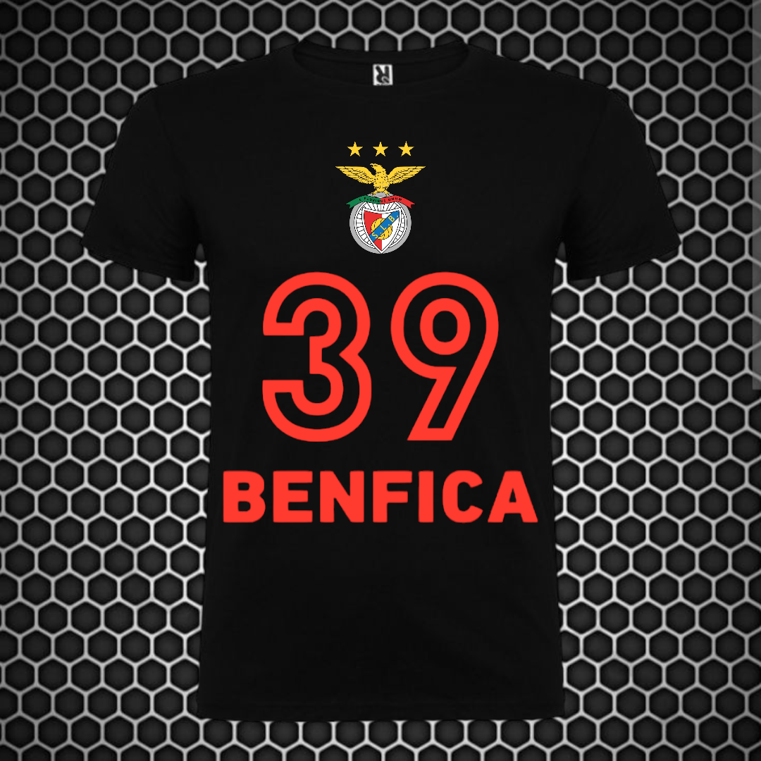 Benfica - T-shirt Preta