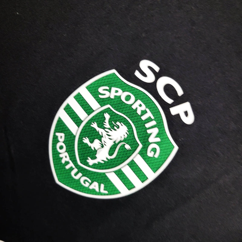 Sporting - Camisola alternativa preta 24/25 - Caixa e Saco Sporting incluídos