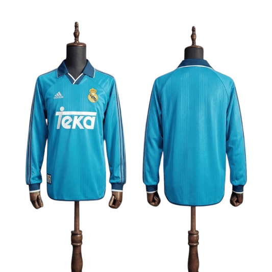 Real Madrid - Camisola Retro manga longa 99/00