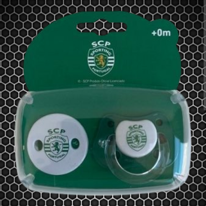 Sporting - Conjunto de chupeta e corrente