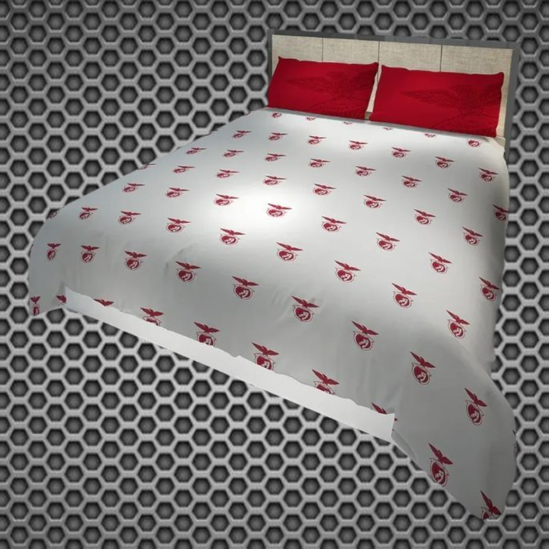 Benfica - Conjunto lençol 280*240cm + 2 fronhas casal 70*50cm