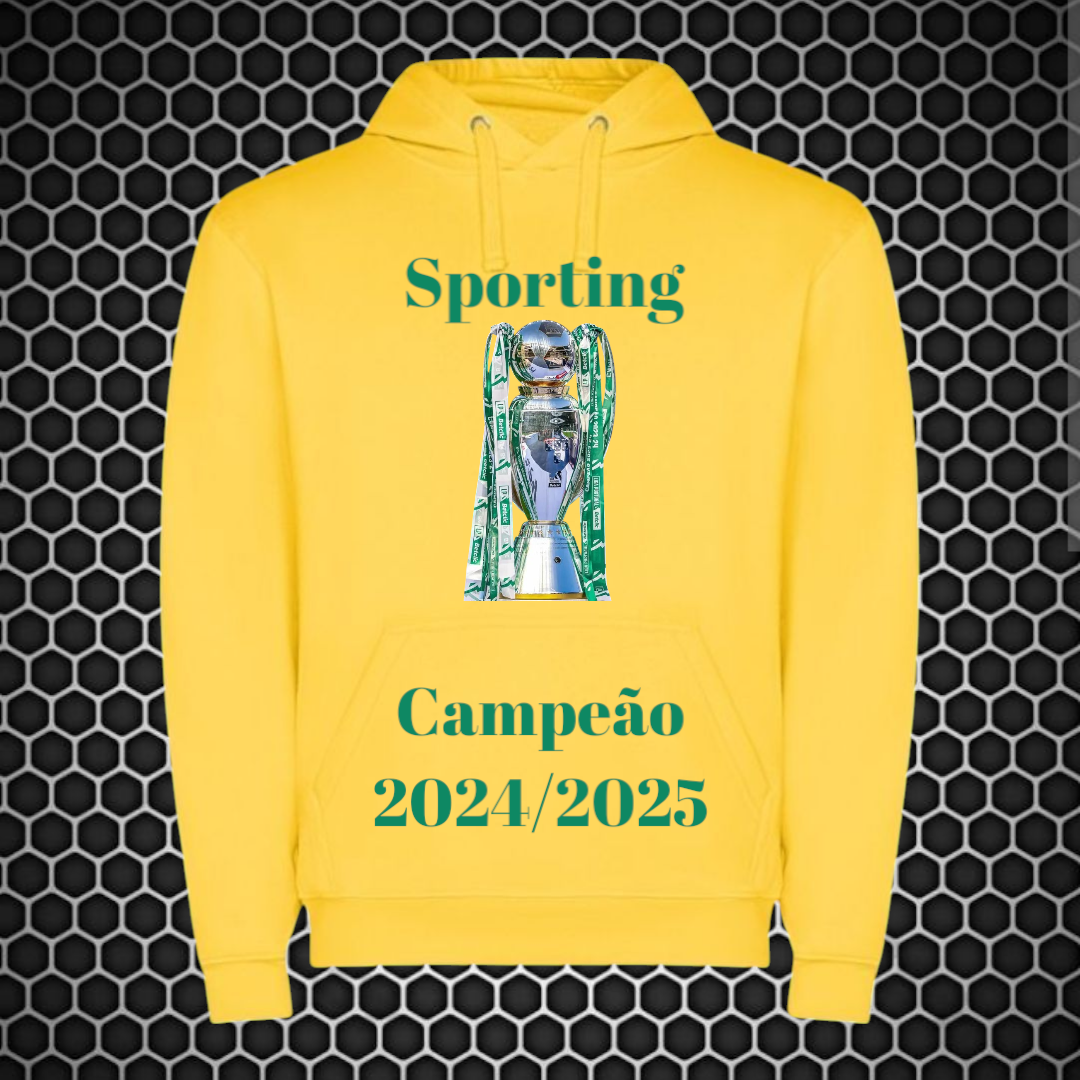 Sporting - Sweat-shirt com capuz - Amarela