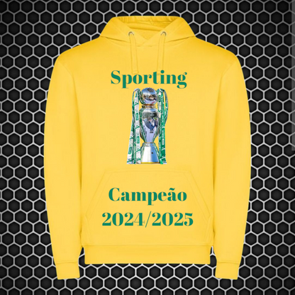 Sporting - Sweat-shirt com capuz - Amarela
