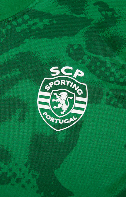 Sporting - T-shirt aquecimento verde 25/26