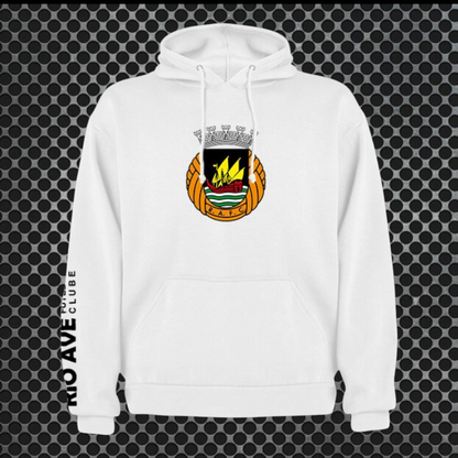 Rio Ave- Sweat-shirt com capuz - Branca