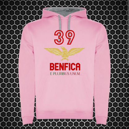 Benfica - Sweat-shirt com capuz - Rosa