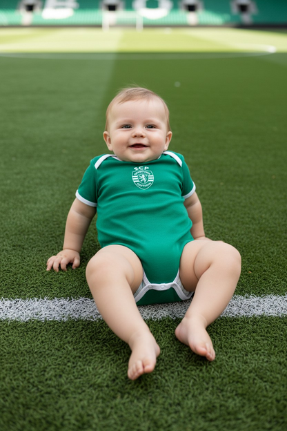Sporting - Body verde com logo