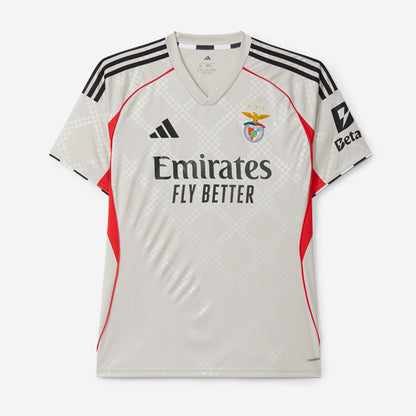 Benfica - Camisola alternativa bege 25/26 - Caixa Benfica incluído