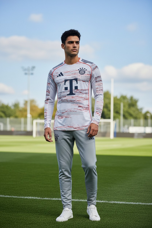 Bayern Munique - Camisola manga longa 25/26 - VERSÃO JOGADOR (LER DESCRIÇÃO)