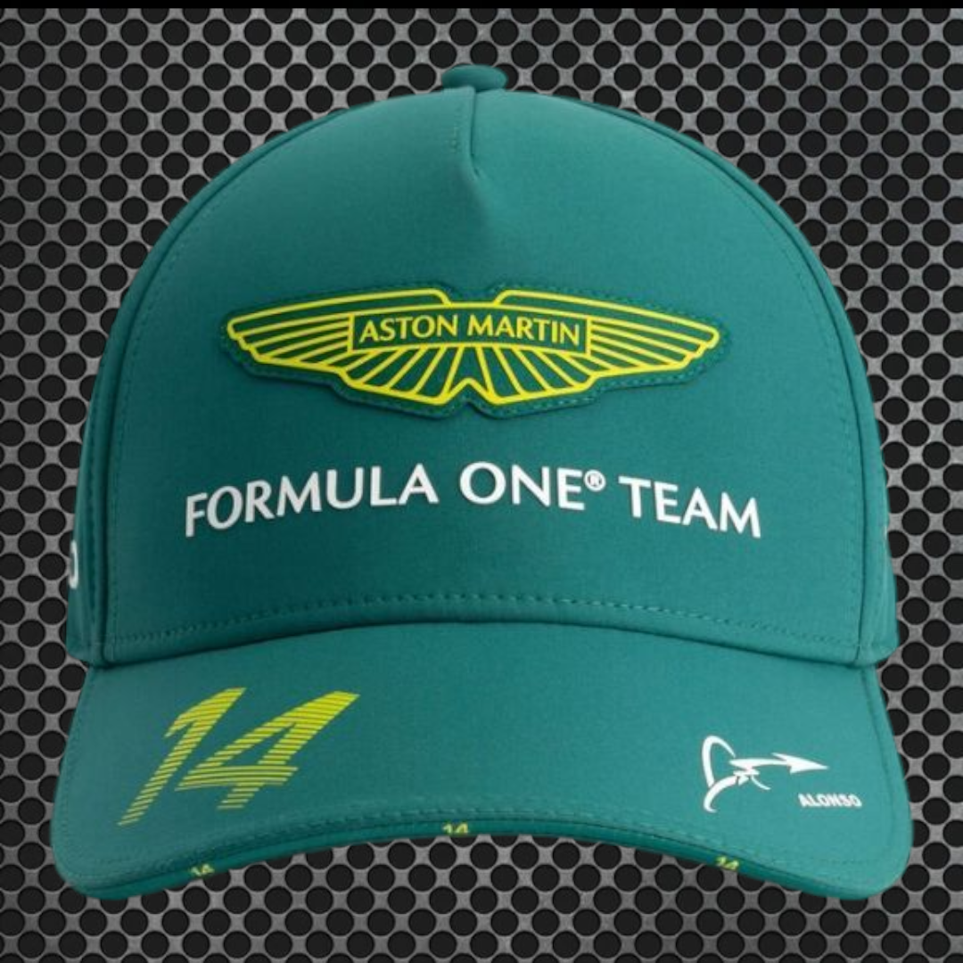 Equipe Aston Martin de F1
Boné de piloto Fernando Alonso infantil 2025