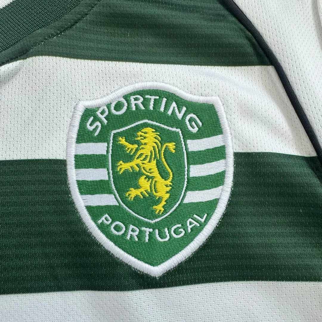 Sporting - Kit criança retro manga longa 01/03
