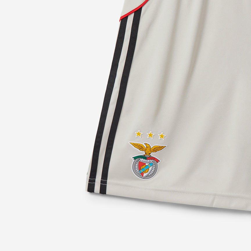 Benfica - Calções alternativos beges 25/26
