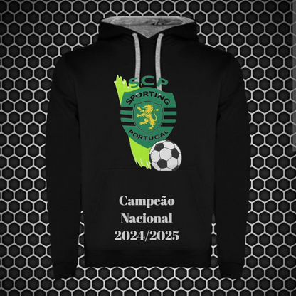 Sporting - Sweat-shirt com capuz - Preta