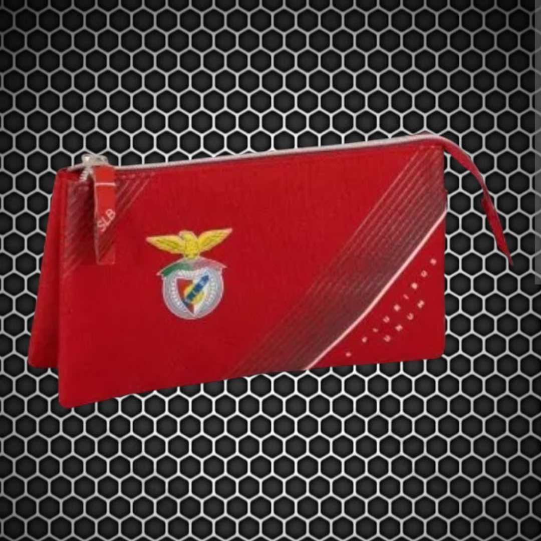 Benfica - Estojo escolar triplo