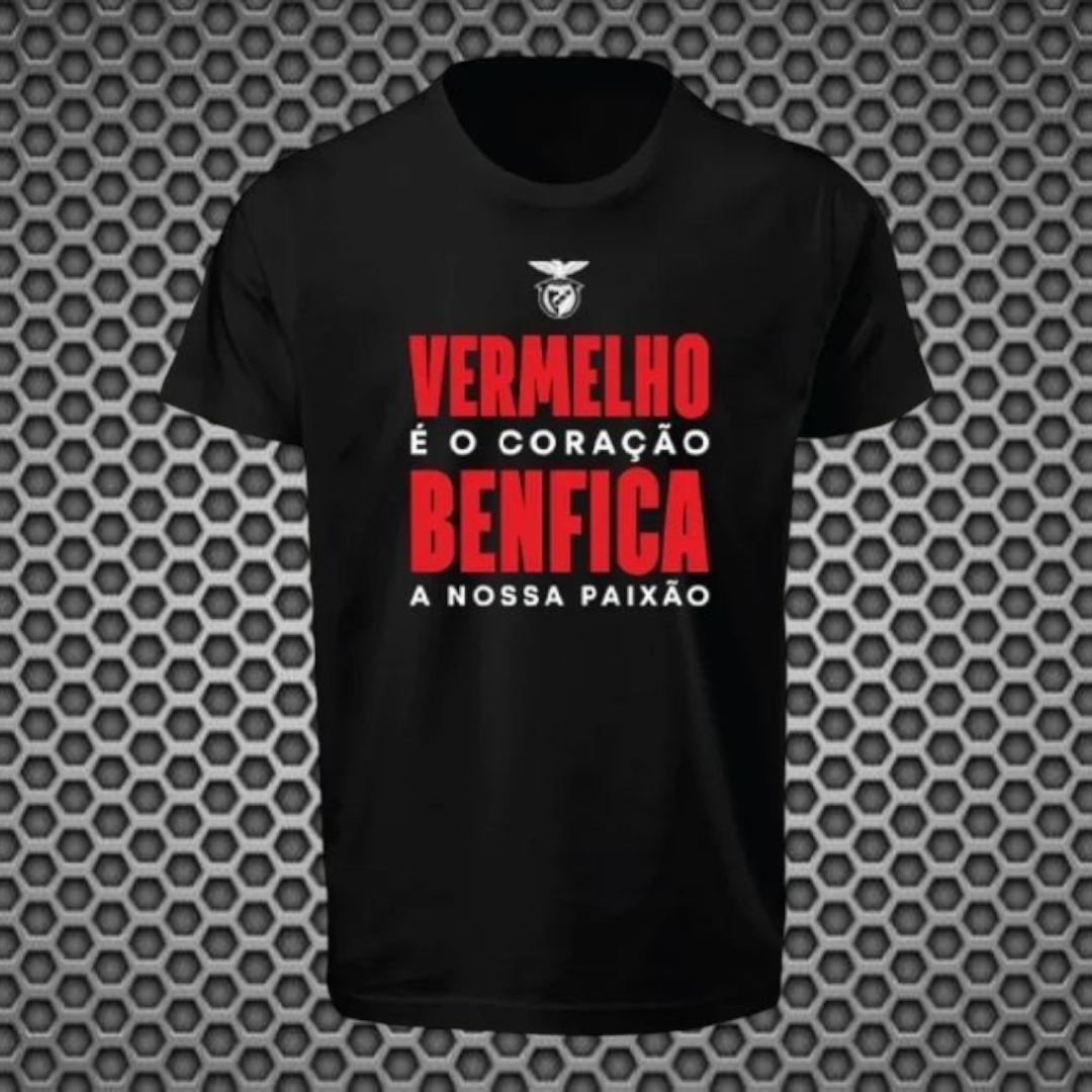Benfica - T-shirt Preta