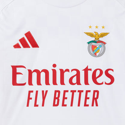 Benfica - Camisola alternativa branca 25/26 - Caixa Benfica incluído