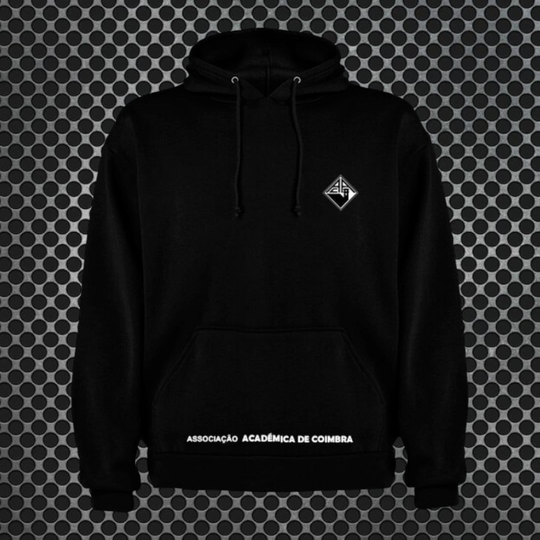 Académica de Coimbra - Sweat-shirt com capuz - Preta