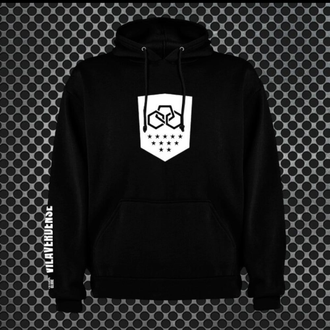 Vilaverdense - Sweat-shirt com capuz - Preta