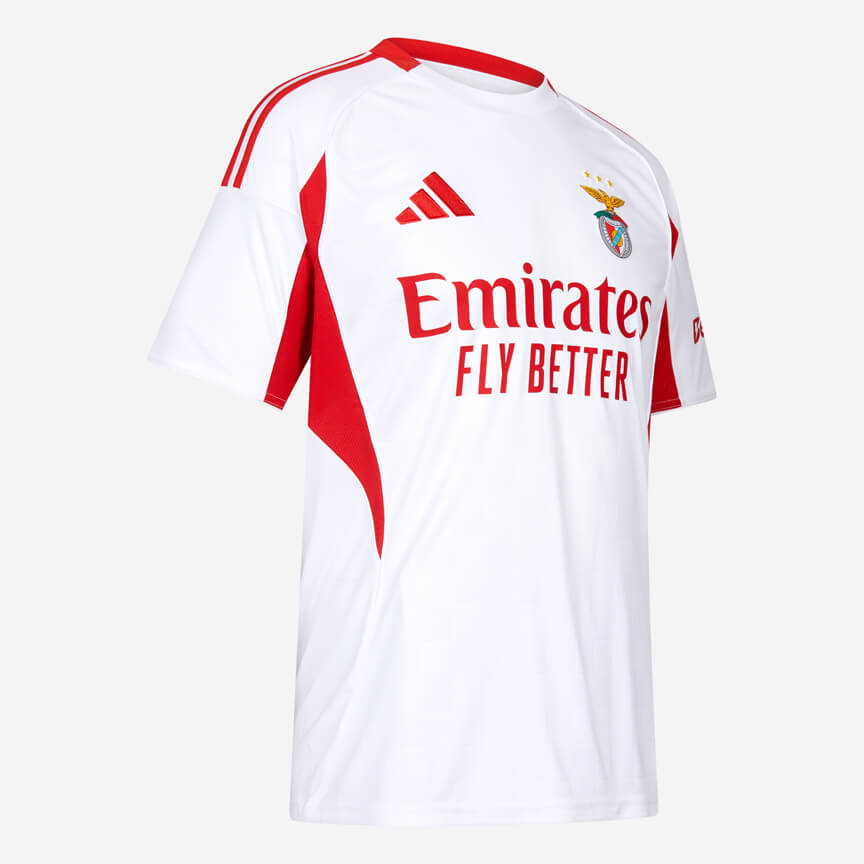 Benfica - Camisola alternativa branca 25/26 - Caixa Benfica incluído