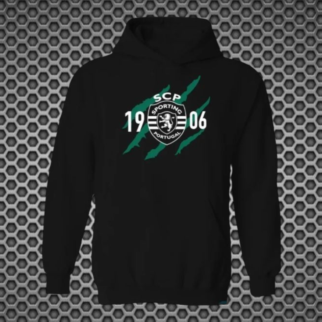 Sporting - Sweat-shirt com capuz - Preta