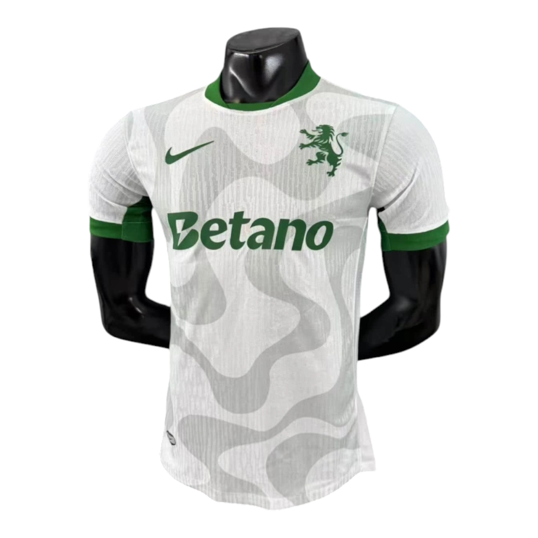 Sporting - Camisola alternativa branca 25/26 - VERSÃO JOGADOR (LER DESCRIÇÃO)