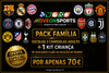 Pack Família – 2 Adulto + 1 Kit Criança por 70€