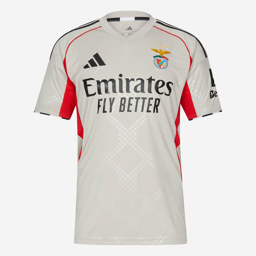 Benfica - Camisola alternativa bege 25/26 - Caixa Benfica incluído