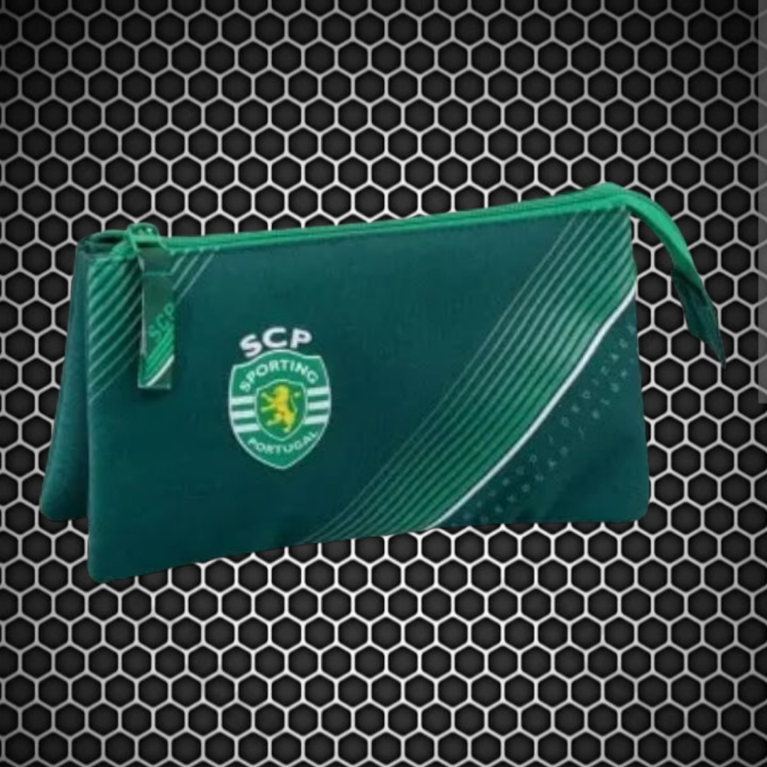 Sporting - Estojo escolar triplo